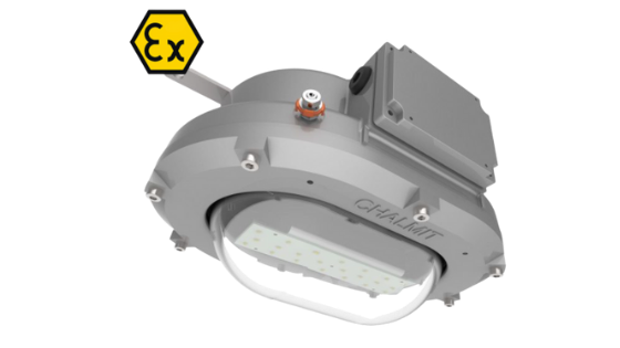 Chalmit Nevis LED Ex de Bulkhead para Zona 1
