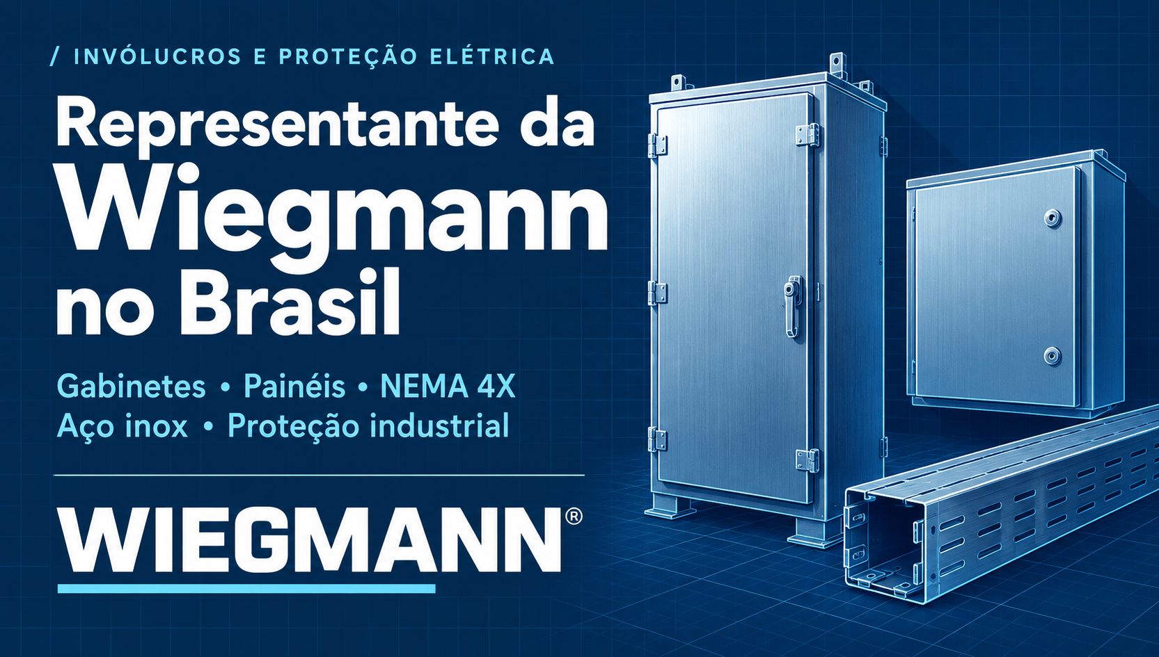 Wiegmann: gabinetes, painéis, aço inox e proteção industrial